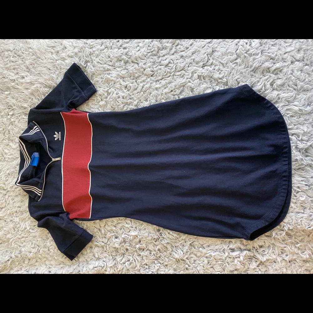 Adidas Originals ZIP Front T-shirt Dress